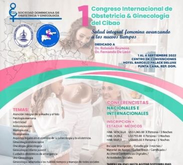 el I Congreso Internacional de Ginecología y Obstetricia del Cibao
