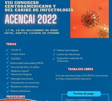 Sociedad Centroamericana de Infectología celebrará su congreso en Panamá