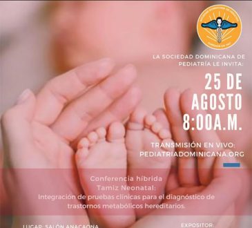 Pediatras disertarán sobre tamiz neonatal el próximo 25 de agosto