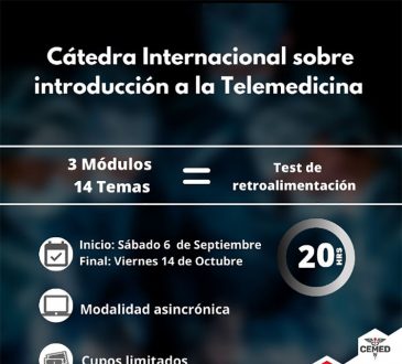 CEMED-INTEC ofrecerá cátedra gratuita sobre 'Introducción a la Telemedicina'