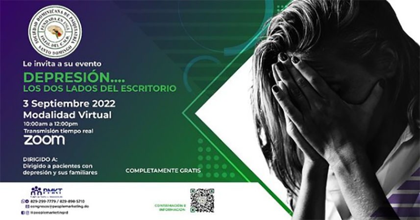 Psiquiatras invitan a su webinar sobre depresión este sábado