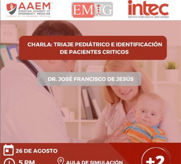 EMIG-INTEC ofrecerá charla gratuita sobre triaje pediátrico