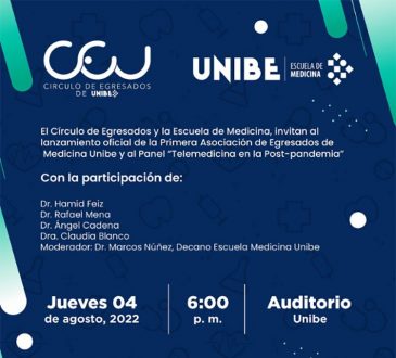 Médicos egresados de UNIBE invitan este jueves a la conferencia "Telemedicina en la post-pandemia"