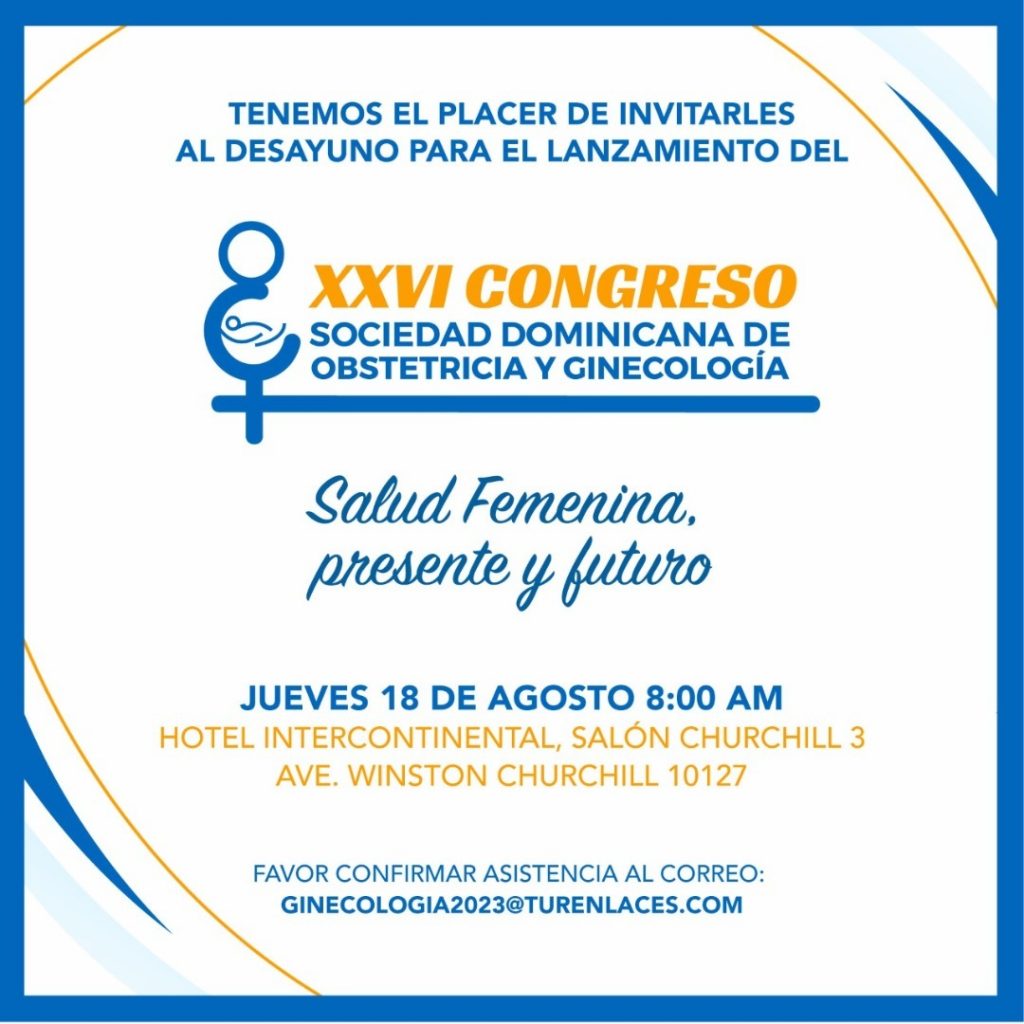 Ginecólogos presentarán su XXVI Congreso el 18 de agosto