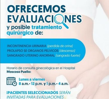 Moscoso Puello realizará jornada de ginecología y obstetricia el próximo sábado