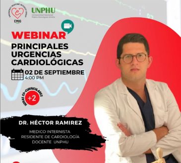 EMIG UNPHU invita a webinar sobre urgencias cardiológicas este viernes