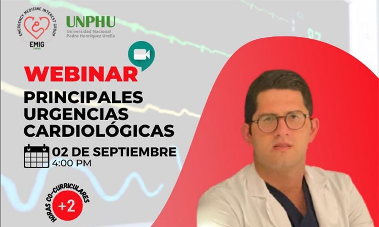 EMIG UNPHU invita a webinar sobre urgencias cardiológicas este viernes