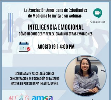 AMSA-UNPHU invita a webinar sobre inteligencia emocional este viernes
