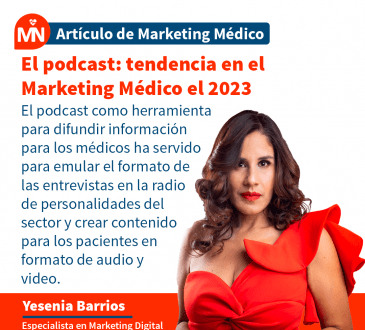 El podcast liderará como tendencia en el Marketing Médico el 2023