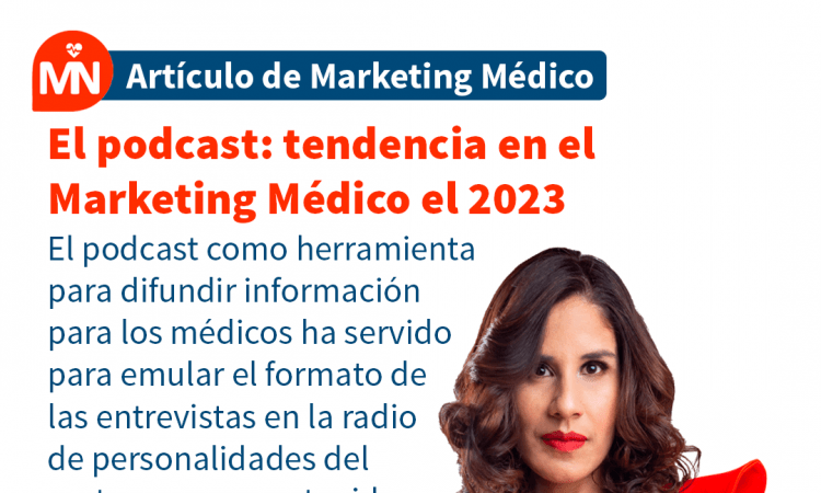 El podcast liderará como tendencia en el Marketing Médico el 2023