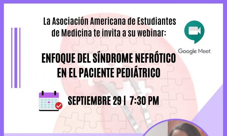AMSA-UNPHU realizará webinar sobre síndrome nefrótico en paciente pediátrico