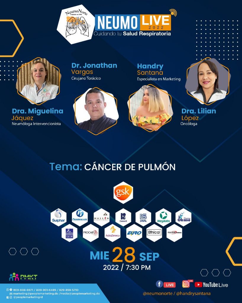 NEUMONORTE invita a su live sobre cáncer de pulmón este miércoles NEUMONORTE invita a su live sobre cáncer de pulmón este miércoles