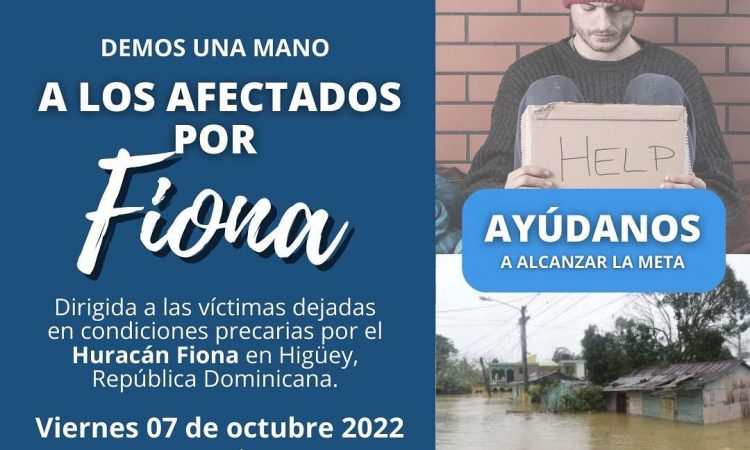 Estudiantes recaudarán insumos en beneficio de afectados por el huracán Fiona