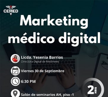CEMED-INTEC invita a su curso sobre marketing médico digital
