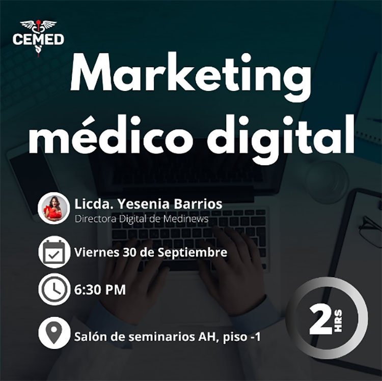 CEMED-INTEC invita a su curso sobre marketing médico digital