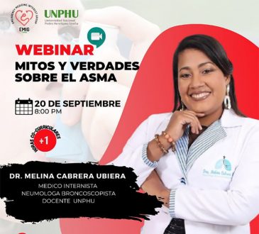 EMIG UNPHU invita a webinar sobre el asma este martes