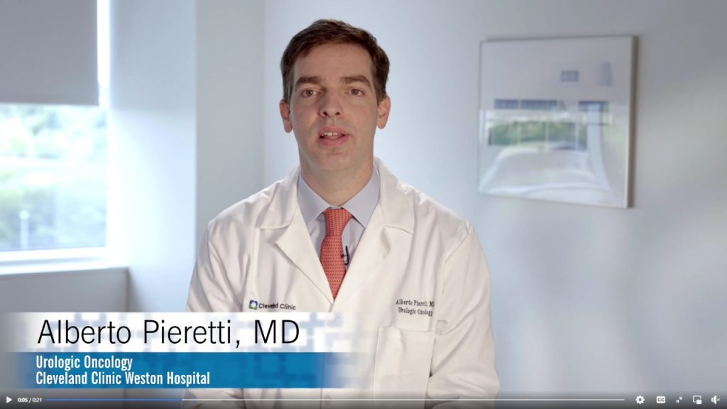 Alberto Pieretti, urólogo de Cleveland Clinic Weston