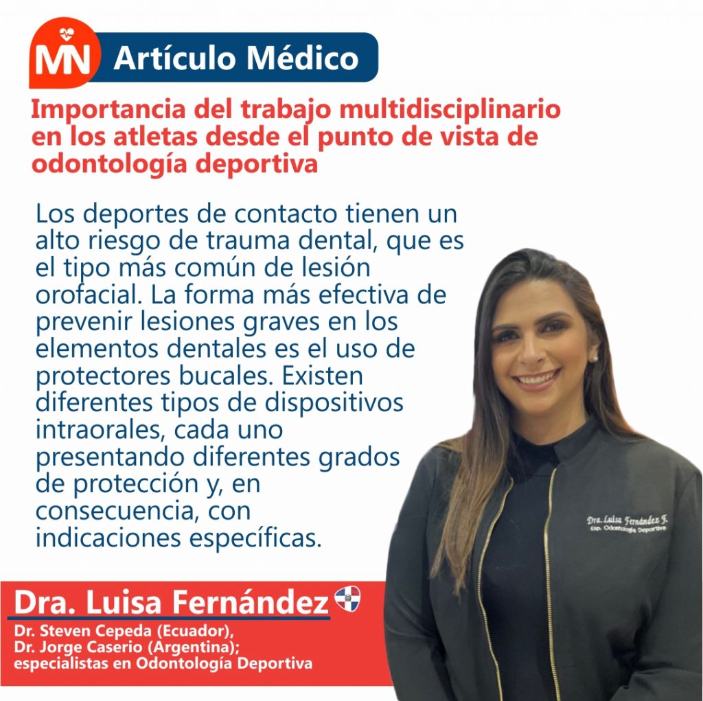Importancia del trabajo multidisciplinario en los atletas desde el punto de vista de odontología deportiva Artículo odontología deportiva