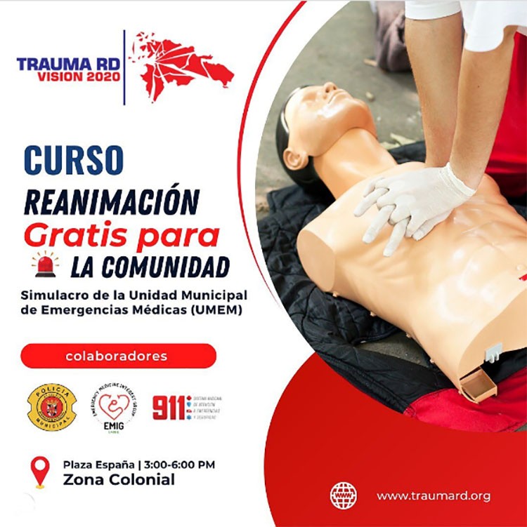 EMIG UNPHU invita a su curso gratuito de reanimación para la comunidad