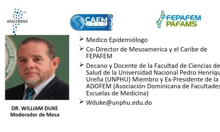 Dr. William Duke fue galardonado por la AFACIMERA en Argentina Dr. William Duke fue galardonado por la AFACIMERA en Argentina