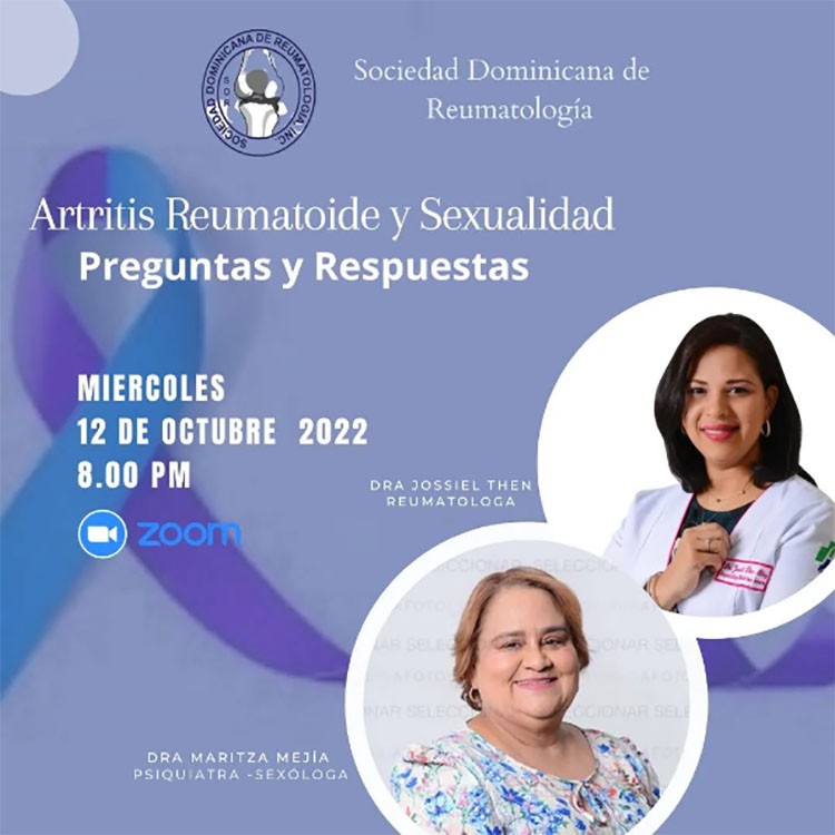 SODOREU invita a live sobre artritis reumatoide y sexualidad