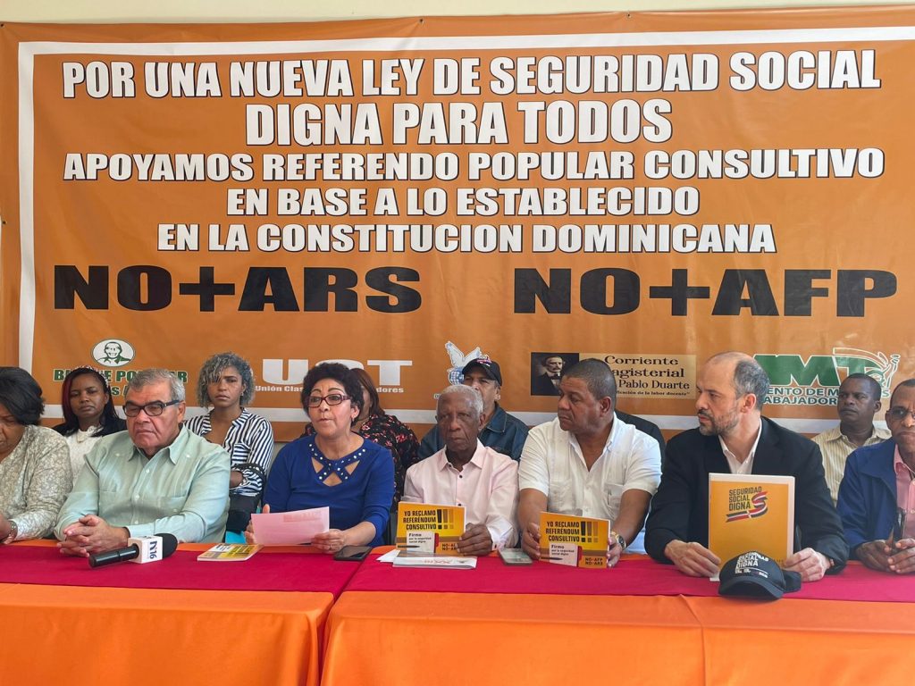 Organizaciones sociales respaldan acciones del CMD contra las AFP y ARS para transformar la seguridad social
