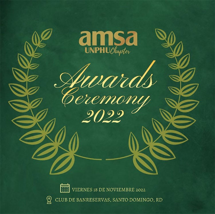 AMSA-UNPHU realizará su ceremonia anual de premiación este viernes AMSA-UNPHU realizará su ceremonia de premiación este viernes