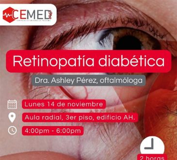 CEMED-INTEC invita a charla sobre retinopatía diabética