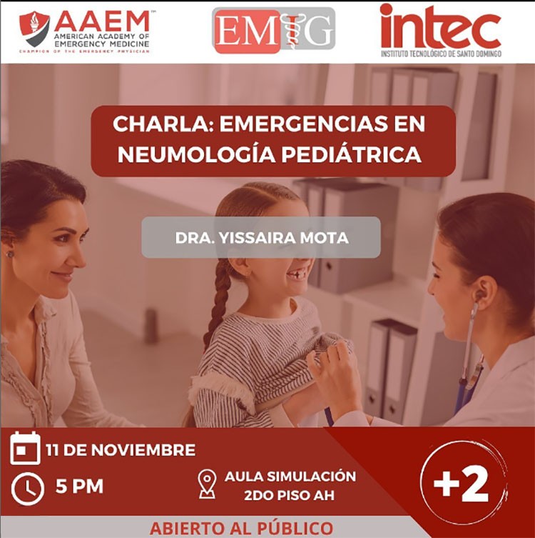EMIG-INTEC ofrecerá charla gratuita sobre emergencias en neumología pediátrica