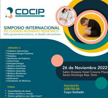 CDCIP invita este sábado a su Simposio Internacional de Cuidado Intensivo Pediátrico