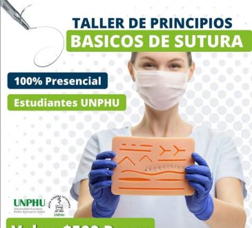 JAEMED UNPHU abre inscripciones para su taller de sutura
