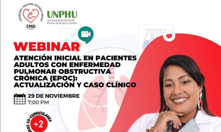 EMIG UNPHU invita a webinar sobre la EPOC este martes