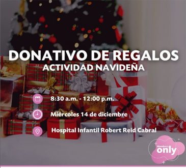 AMSA-INTEC donará juguetes a niños ingresados en el Reid Cabral