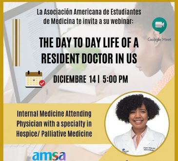 AMSA-UNPHU realizará webinar sobre  la vida de un médico residente en USA