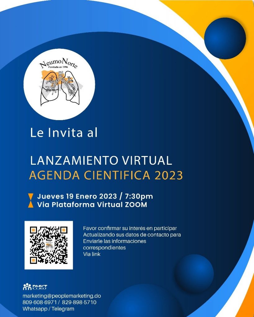 NEUMONORTE presentará su agenda 2023 este jueves NEUMONORTE presentará su agenda 2023 este jueves