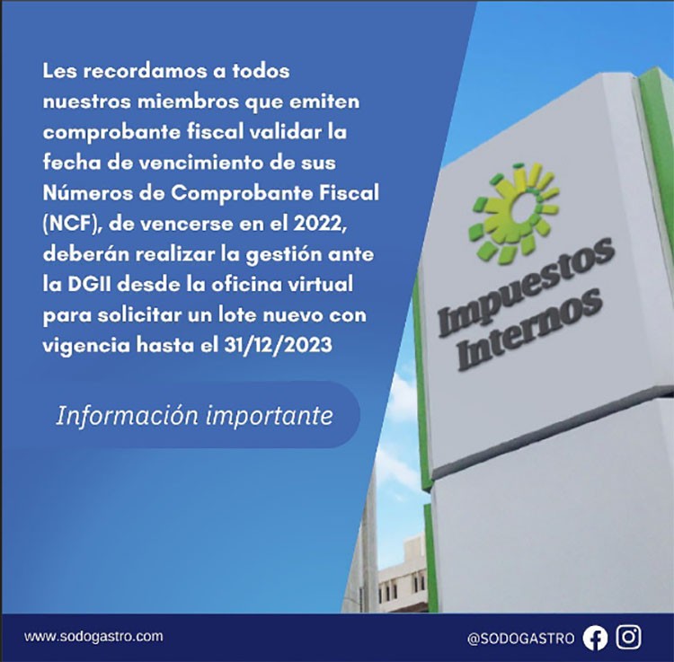 SODOGASTRO recuerda a sus miembros validar comprobantes fiscales SODOGASTRO recuerda a sus miembros validar comprobantes fiscales