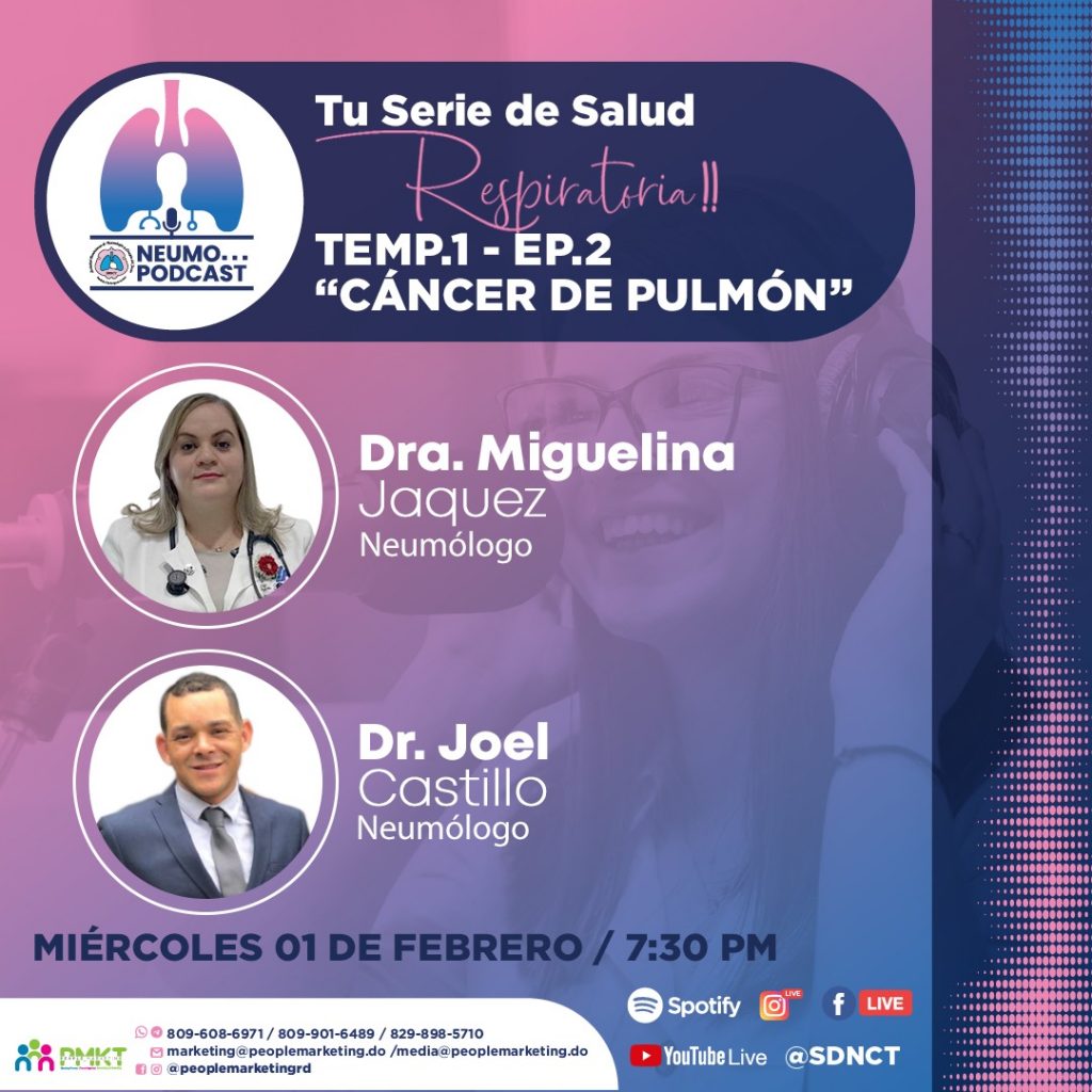 Sociedad de Neumología presenta hoy el segundo episodio de su podcast oficial