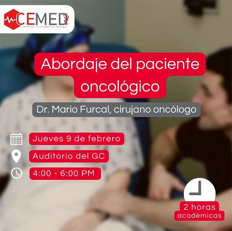 CEMED-INTEC invita a charla sobre abordaje del paciente oncológico CEMED-INTEC invita a charla sobre abordaje del paciente oncológico