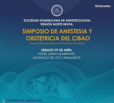 SDA invita al Simposio de Anestesia y Obstetricia del Cibao el próximo 29 de abril