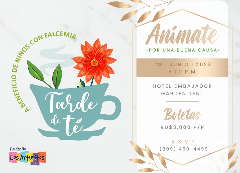 Fundación Los Arturitos regresa con su ‘Tarde de Té’ a beneficio de los niños con Falcemia