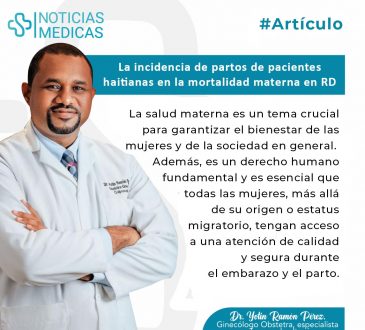 La incidencia de partos de pacientes haitianas en la mortalidad materna en República Dominicana