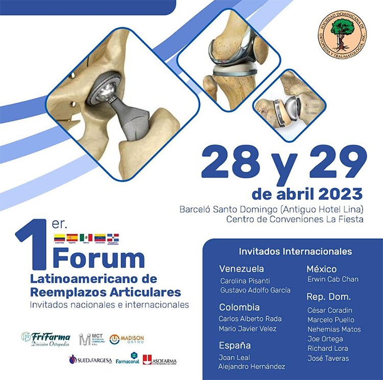 Sociedad de Ortopedia invita a su foro sobre reemplazos articulares Sociedad de Ortopedia invita a su foro sobre reemplazos articulares