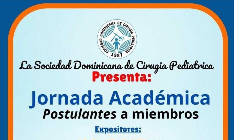 Sociedad Dominicana de Cirugía Pediátrica invita a sus miembros a sumarse a su próxima jornada académica