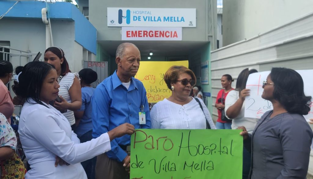 Enfermeros llaman a paro en el Hospital de Villa Mella por malos tratos e incumplimiento de acuerdos