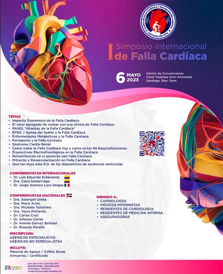 Cardiólogos invitan al I Simposio Internacional de Falla Cardíaca en Santiago