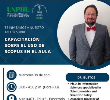 ¿Conoces la plataforma Scopus? JAEMED-UNPHU explica cómo utilizarla en el aula de clases