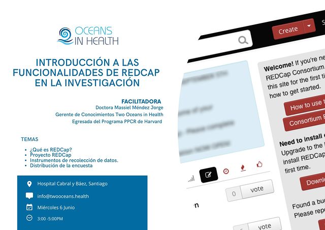 Two Oceans in Health abre inscripciones para su curso de introducción al REDCap