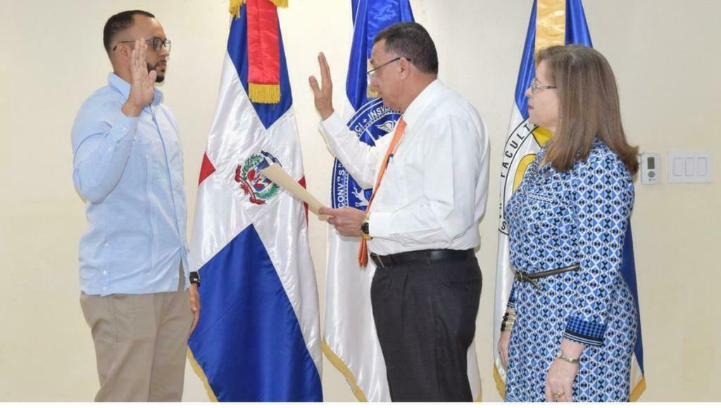 FCS-UASD juramentó a su nuevo delegado estudiantil