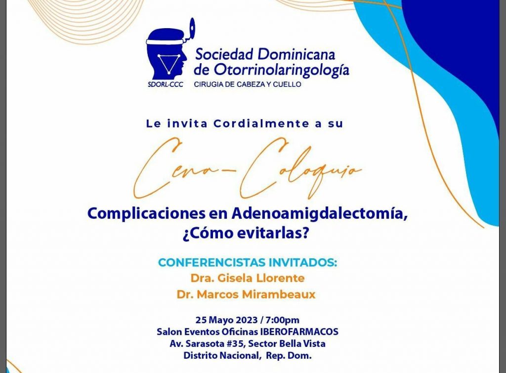 Otorrinolaringólogos invitan a su cena coloquio sobre adenoamigdalectomía Otorrinolaringólogos invitan a su cena coloquio sobre adenoamigdalectomía
