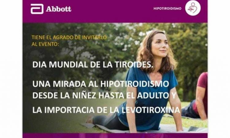 SODENN invita a conferencia por el Día Mundial de la Tiroides